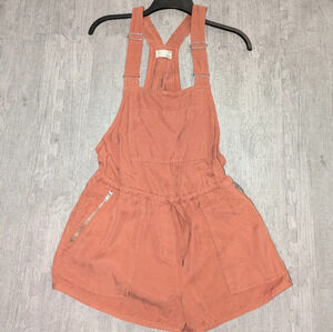 Aritzia Wilfred Free Orange Overall/Shortall Romper Size XS